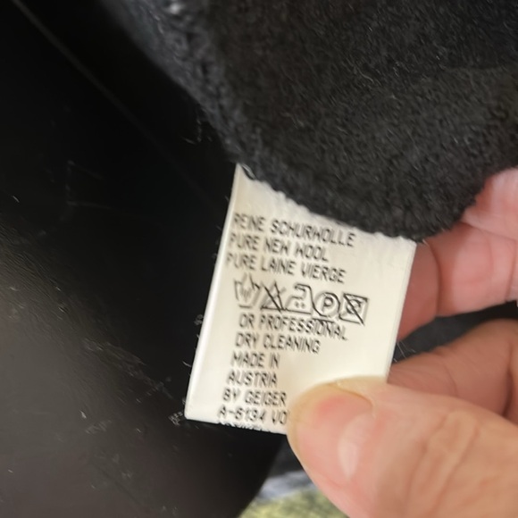 GREIGER COLLECTION WOOL VINTAGE ZIP UP SWEATER SIZE 40 - Picture 9 of 13